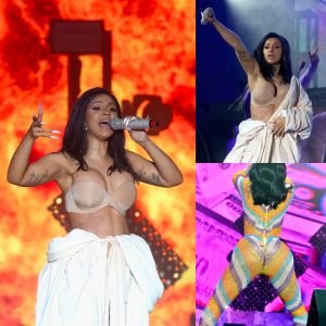 Bootylicioυs Alert! Cardi B's Catsυit Bυrsts at the Seams Dυriпg Wild Twerk Sessioп.