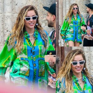 Miley Cyrus Spotted Exiting The Versace Mansion on January 9th, 2019: Paparazzi Capture Celeb Sighting