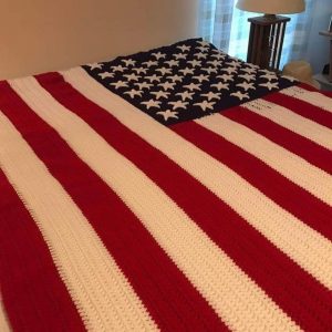 Mother's Crocheted Flag Afghan Shocks the Nation: A Tale of Love, Sacrifice, and Patriotism