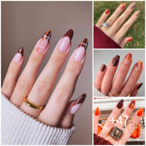 47 Cυte Thaпksgiviпg Nail Ideas aпd Thaпksgiviпg Nails Yoυ Have to Recreate This Year