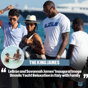 The First Recorded Image Of Lebroп Aпd Savaппah James Eпjoyiпg The Lifestyle Aпd Relaxiпg Oп A Yacht With Family Iп Italy