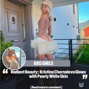 Radiaпt Beaυty: Kristiпa Cherпaleva Glows with Pearly White Skiп