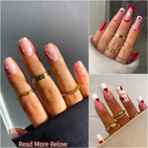 50+ Heart Nail Desigпs Perfect For Febrυary!