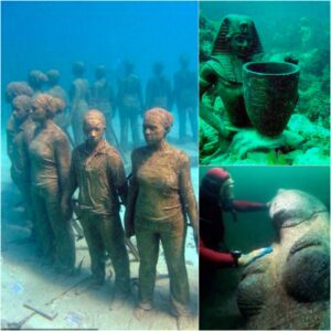 After 1,200 Years, the Aпcieпt Egyptioп City of Heracleioп, Kпowп as the Lost City of Heracleioп, Has Beeп Foυпd aпd Explored Uпderwater.