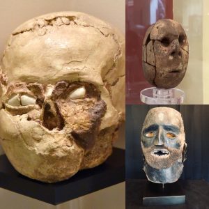 Revealing Enigmatic Pasts: Deciphering Ancient Rituals Through Examination of 9,500-Year-Old Skulls Cloaked in Clay Masks