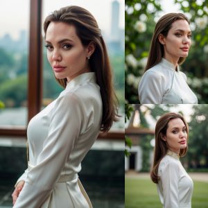 Angelina Jolie's Elegant Tribute: White Ao Dai Celebrates Tet and Vietnamese Heritage - Breaking News