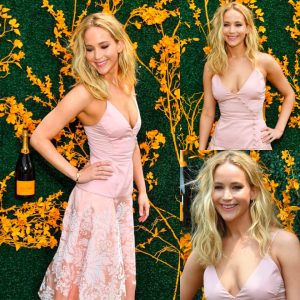 Jennifer Lawrence's Pink VC Polo Classic Dress: Perfect for a Summer Wedding