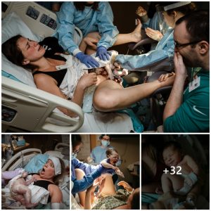 Pictures of childbirth and the strength of women make fathers cry (video)