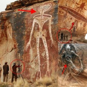 Breaking: Alien Cave Paintings Discovered Near Egypt's Pyramids.