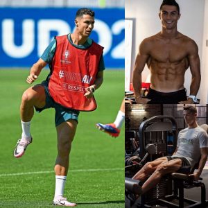 Images of Ronaldo training throughout to prepare for the next match of Euro 2024