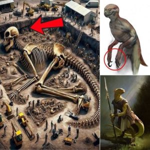 Breaking: Revealing Ancient Wonders: Archaeologists Uncover Dinosaur-Human Hybrid Civilization.