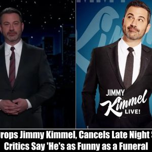 Breaking: ABC Drops Jimmy Kimmel, Cancels Late Night Show, Critics Say 'He's as Funny as a Funeral