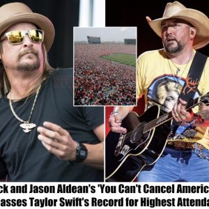 Breaking: Kid Rock and Jason Aldean's You Can't Cancel America Tour Breaks Taylor Swift's Attendance Record