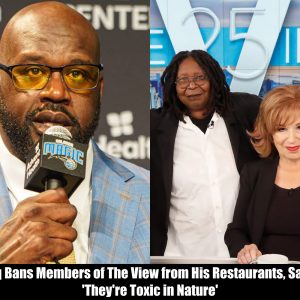 Breaking: Shaq Bans Members of The View from His Restaurants, Saying 'They're Toxic in Nature'