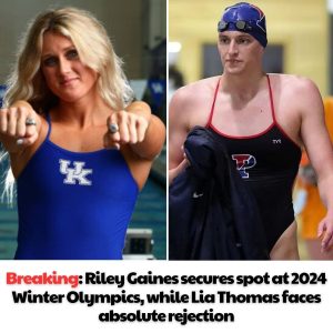 Breaking: Riley Gaines secures spot at 2024 Winter Olympics, while Lia Thomas faces absolute rejection