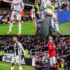 Cristiano Ronaldo is the player with the most iconic celebrations in history.