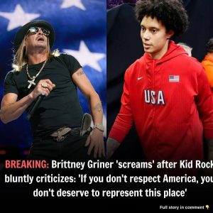 BREAKING: Brittney Griner ‘screams’ after Kid Rock bluntly criticizes: ‘If you don’t respect America, you don’t deserve to represent this place’