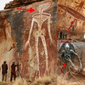 Breaking News: Unexplained Cave Art: Alien Figures Found Near Egyptian Pyramids Shock Scientists.