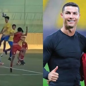 Breaking News: Ronaldo's 13-year-old son's impressive height surprises netizens