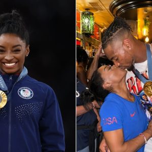 BREAKING NEWS: Simone Biles Expresses Heartfelt Gratitude for Husband Jonathan Owens's Support During Olympics.