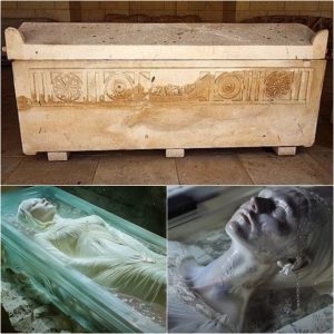 BREAKING NEWS: 800-Million-Year-Old 'Sleeping Princess' Discovered in Coffin with Remarkably Preserved Rosy Skin.