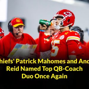 BREAKING NEWS: Chiefs' Patrick Mahomes and Andy Reid Named Top QB-Coach Duo Once Again