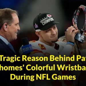 HOT NEWS: The Tragic Reason Behind Patrick Mahomes' Colorful Wristbands During NFL Games.